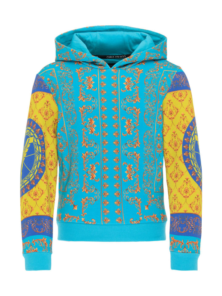 Hoodie ohne Reißverschluss Colavitti in Petrol