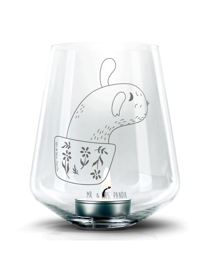 Teelichtglas Kaktus Mama ohne Spruch in Transparent
