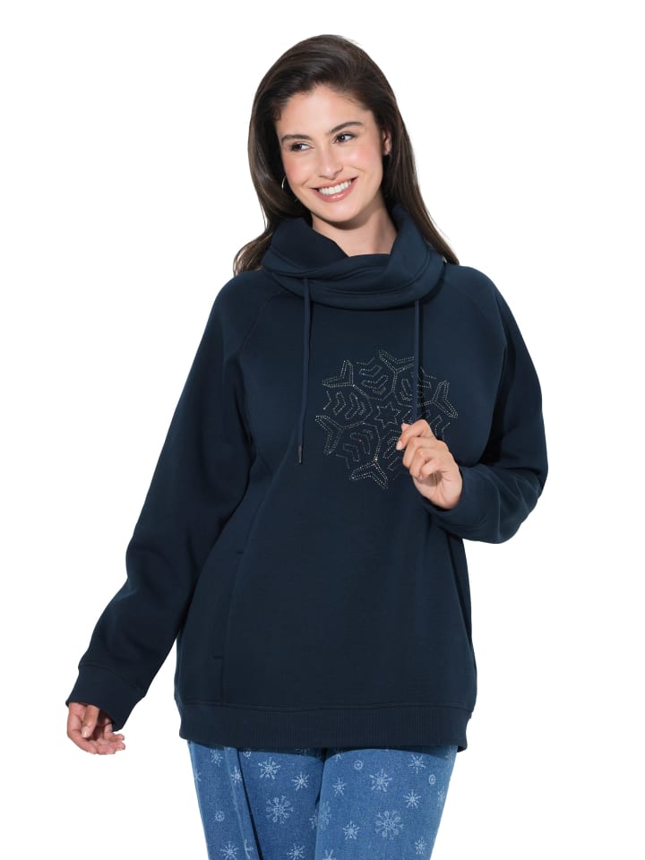 Sweatshirt in marine