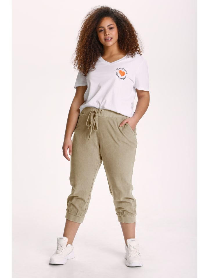 Caprihose KCnana Regular fit in Classic Sand