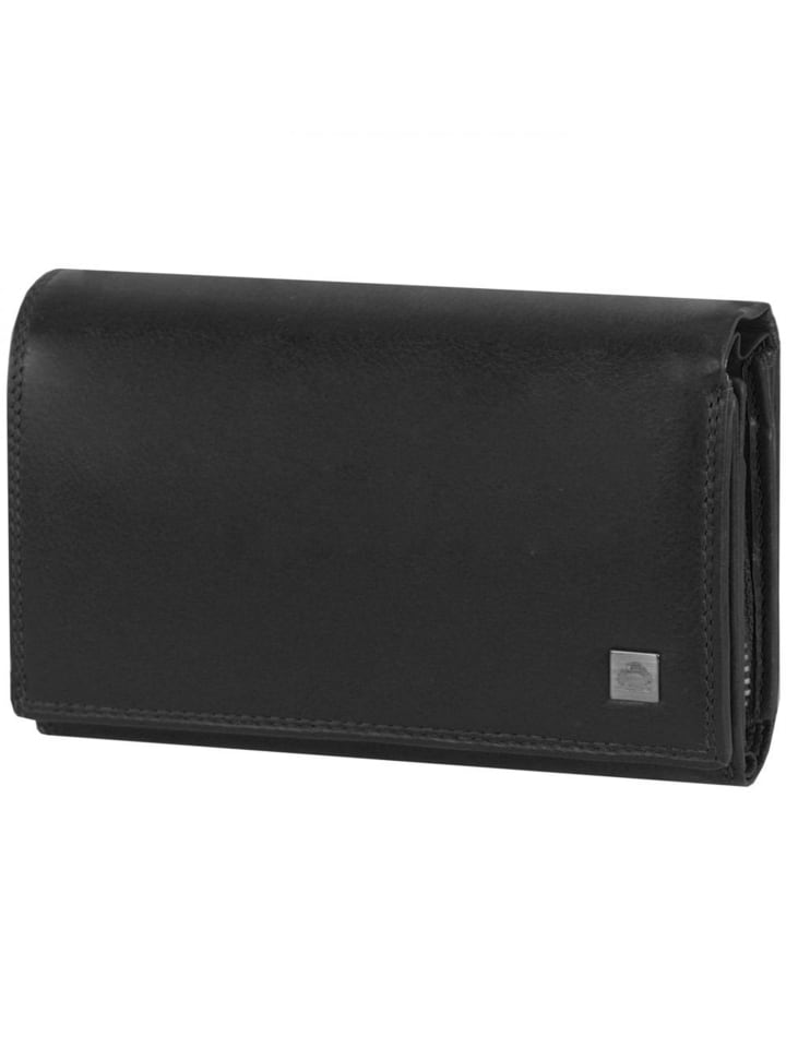 Spongy Geldbörse Leder 15,5 cm black