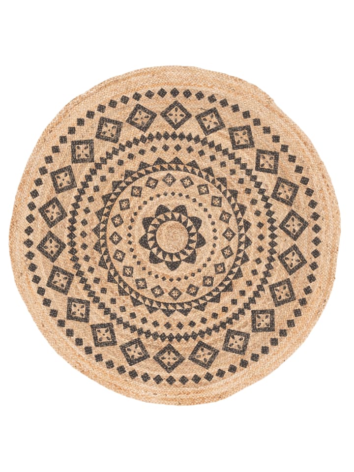Jute Teppich Nele in beige