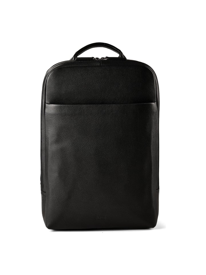 Frankfurt Daypack Leder 45 cm Laptopfach black