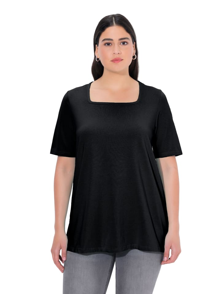 Shirt in schwarz