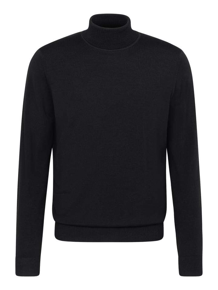 Rollkragen Pullover in schwarz