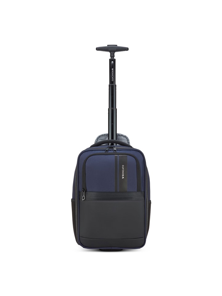 Metropolitan Travel 2 Rollen Rucksacktrolley 40 cm Laptopfach blu notte