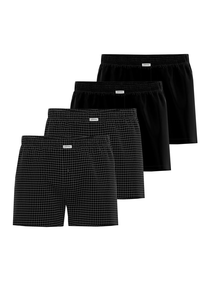 Boxershorts Web in Schwarz