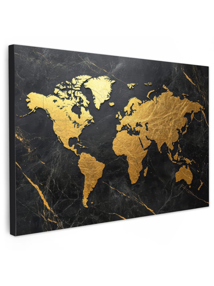 Leinwand Bilder Goldfarben