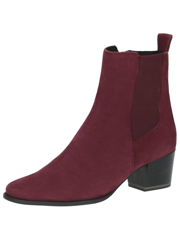 Stiefelette in BORDEAUX SUEDE