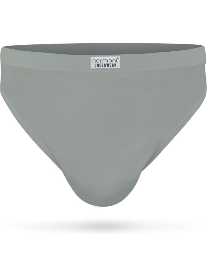 3 Stück Herren Slips aus 100 % Baumwolle Berkeley in Grau