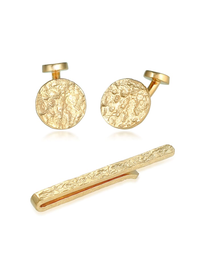 Schmuckset 925 Sterling Silber Geo in Gold