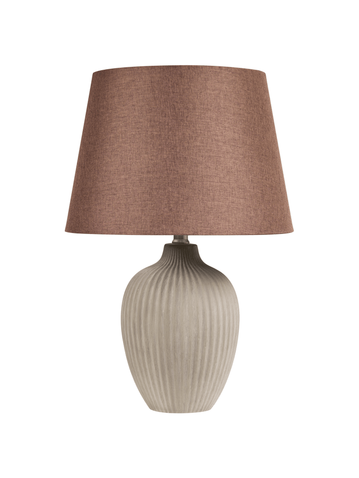 Tischleuchten FERGUS in Braun - (W) 33 x (H) 52 x (L) 33 cm