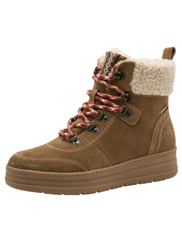 WIDE FIT Stiefelette in CAPPUCCINO