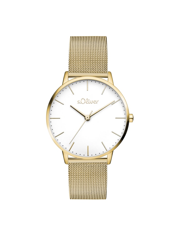 Armbanduhr Modern Basics in gold