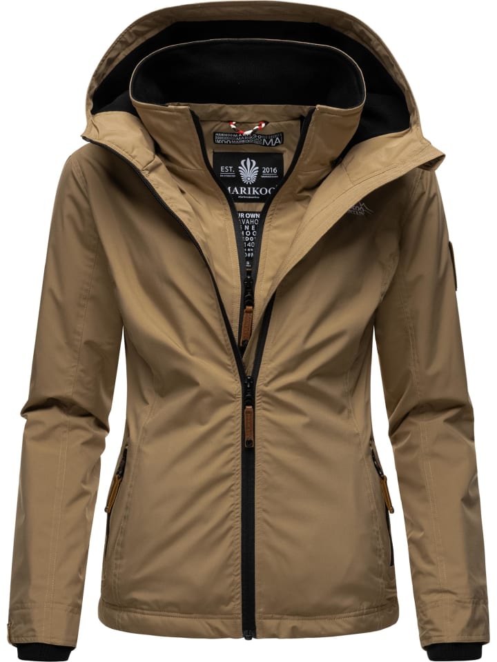 Übergangsjacke Erdbeere in Taupe