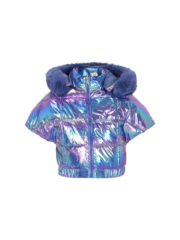 Women Jacket in blue rainbow