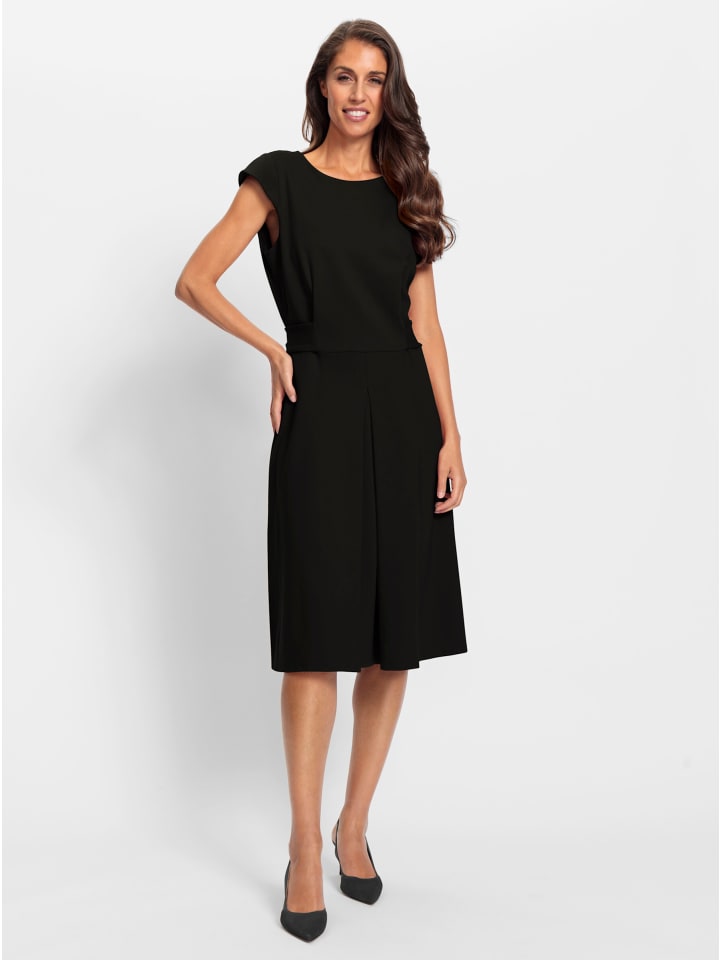 Jersey-Kleid in schwarz