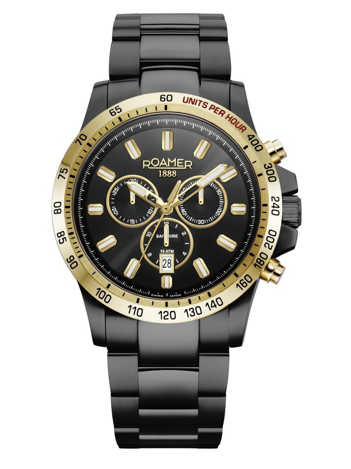 Chronograph für Herren in Schwarz