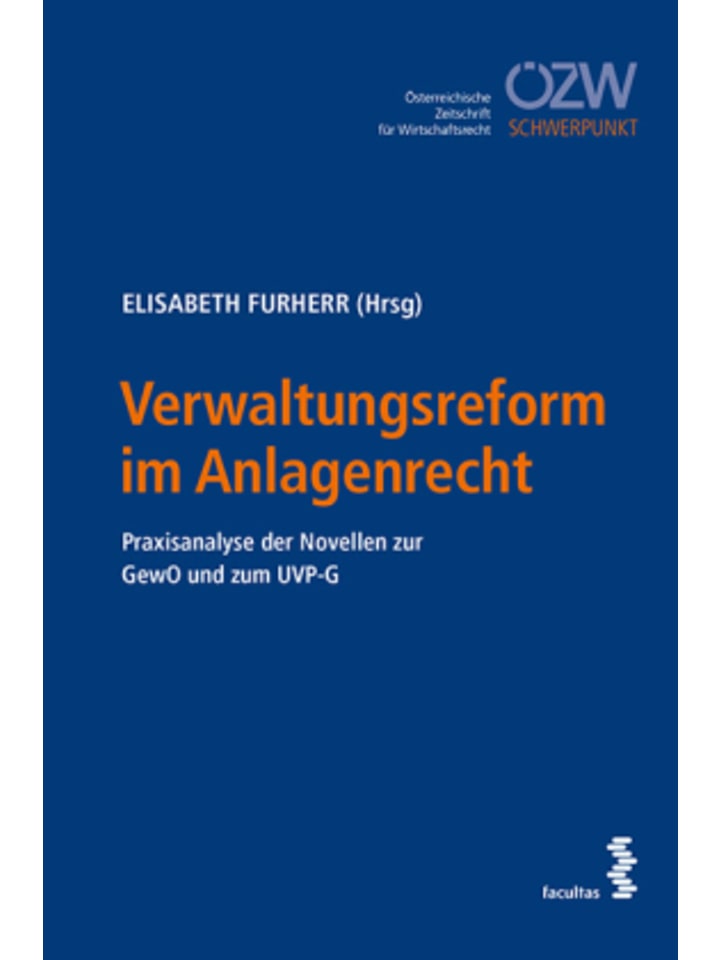 Buch - Verwaltungsreform im Anlagenrecht