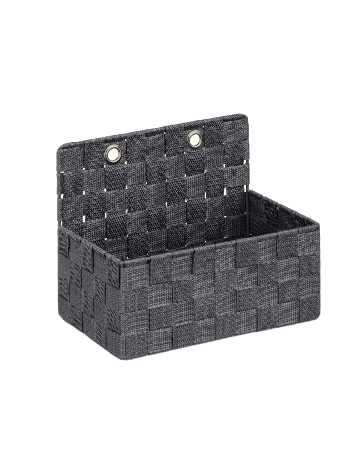 Aufbewahrungskorb in Grau - (B)25x (H)20 x (T)16,5 cm