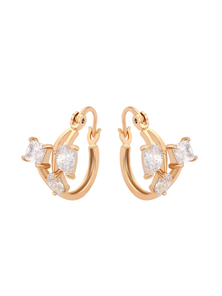 Women Earrings in Rose Gold