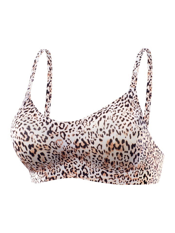 Bralette-BH in leo bedruckt