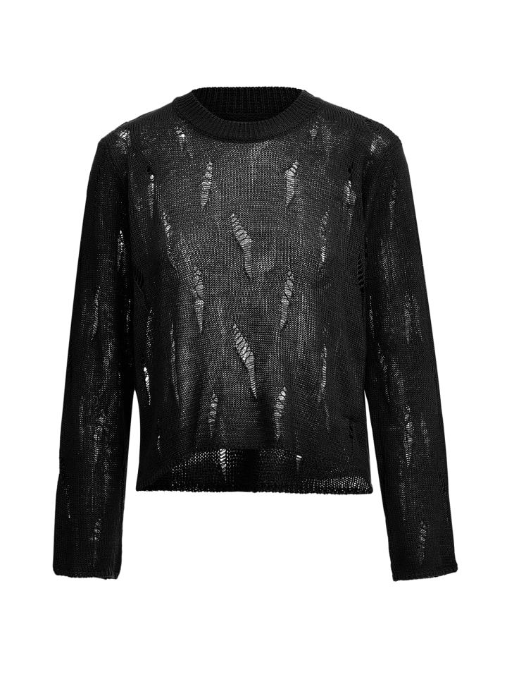 Damen Strickpullover in Schwarz