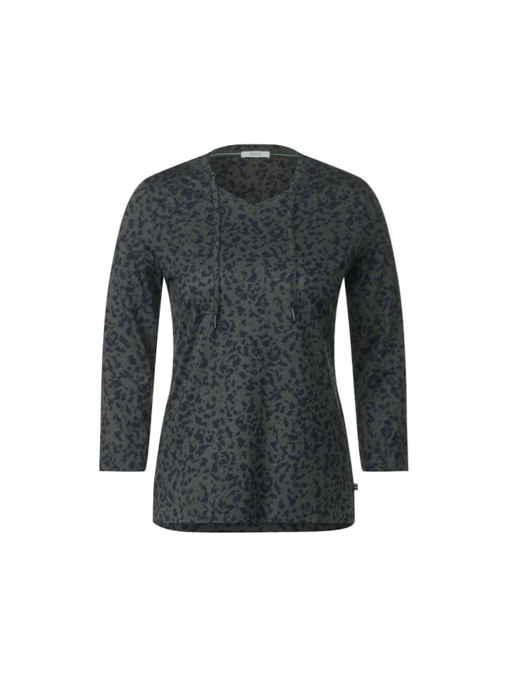 Langarmshirt in strong khaki