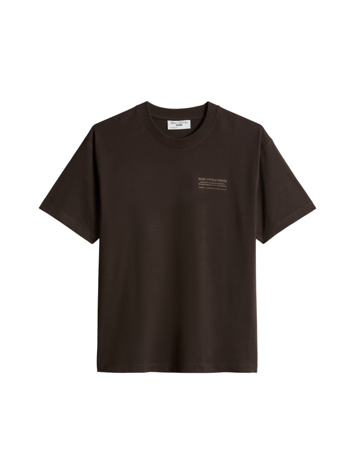 T-Shirt relaxed in Chocolate Brown