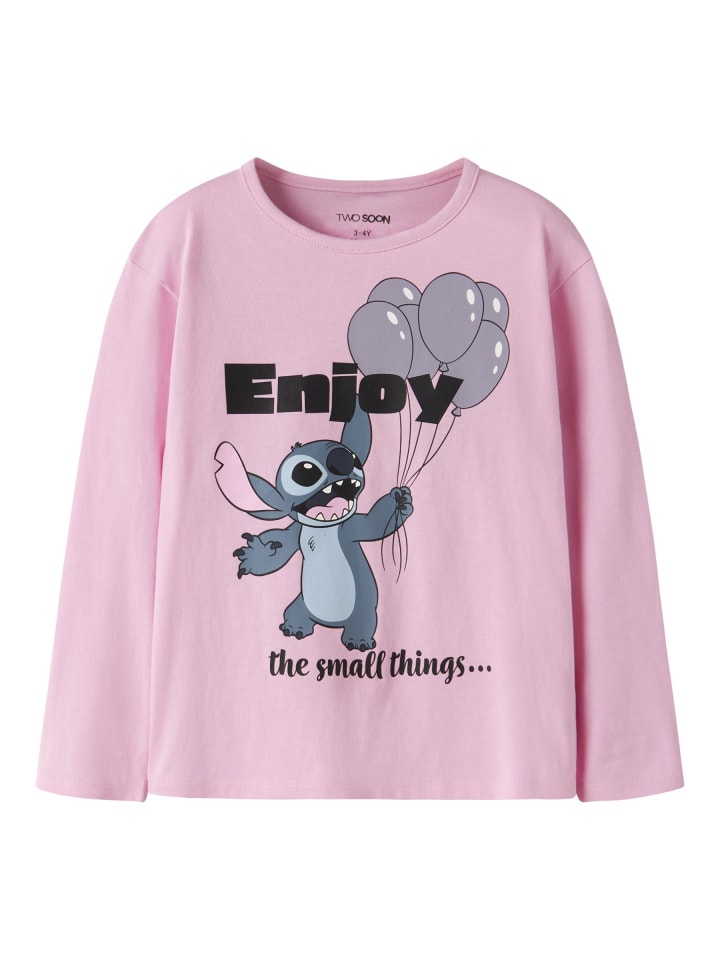 Langarmshirt in Full Blooming Pink1