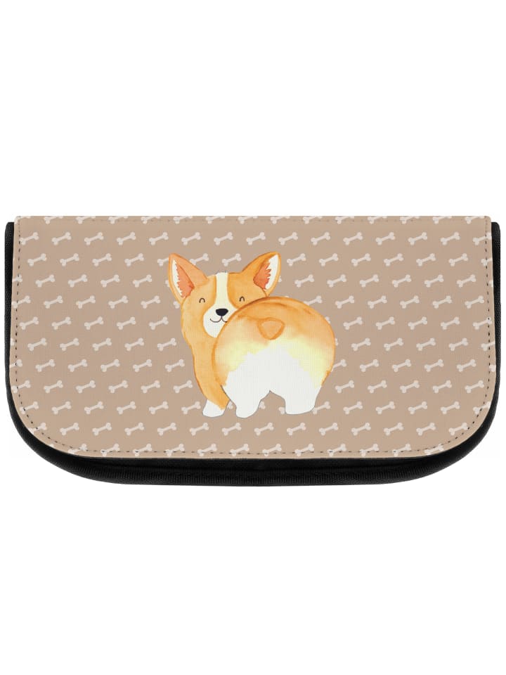 Kosmetiktasche Corgi Po ohne Spruch in Hundeglück
