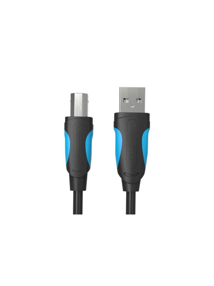 Druckerkabel USB 2.0 A oder USB-B - Druckerkabel 5m Schwarz in Schwarz