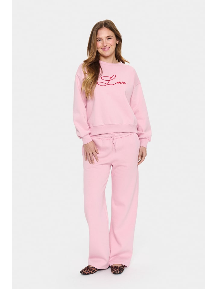 Strickpullover ZlovinaSZ Gerade Passform in Pink Nectar