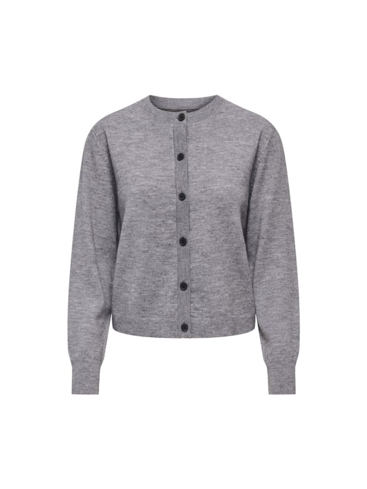 Pullover in Medium Grey Melange
