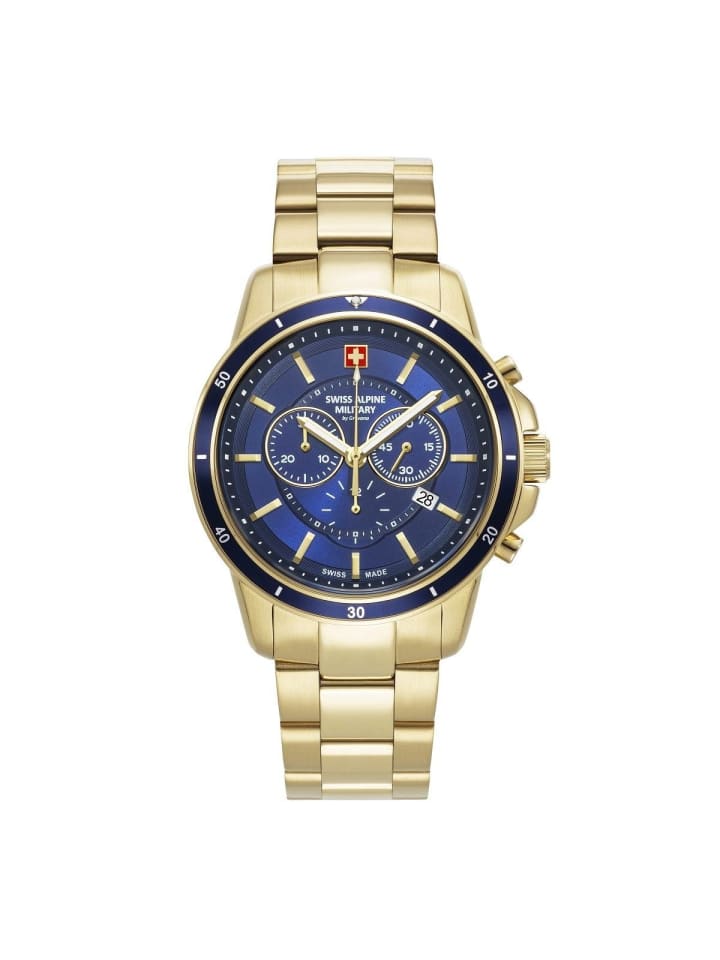 Schweizer Armbanduhr Douglas Chrongraph gold in gold