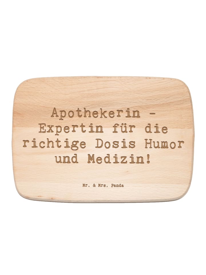 Holz Schneidebrett Spruch Apothekerin Humor Exp... in Transparent