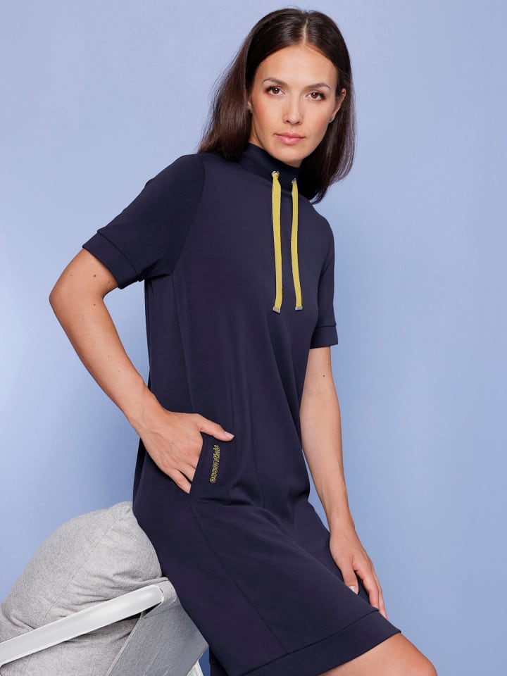 Modalmix-Longshirt in marine