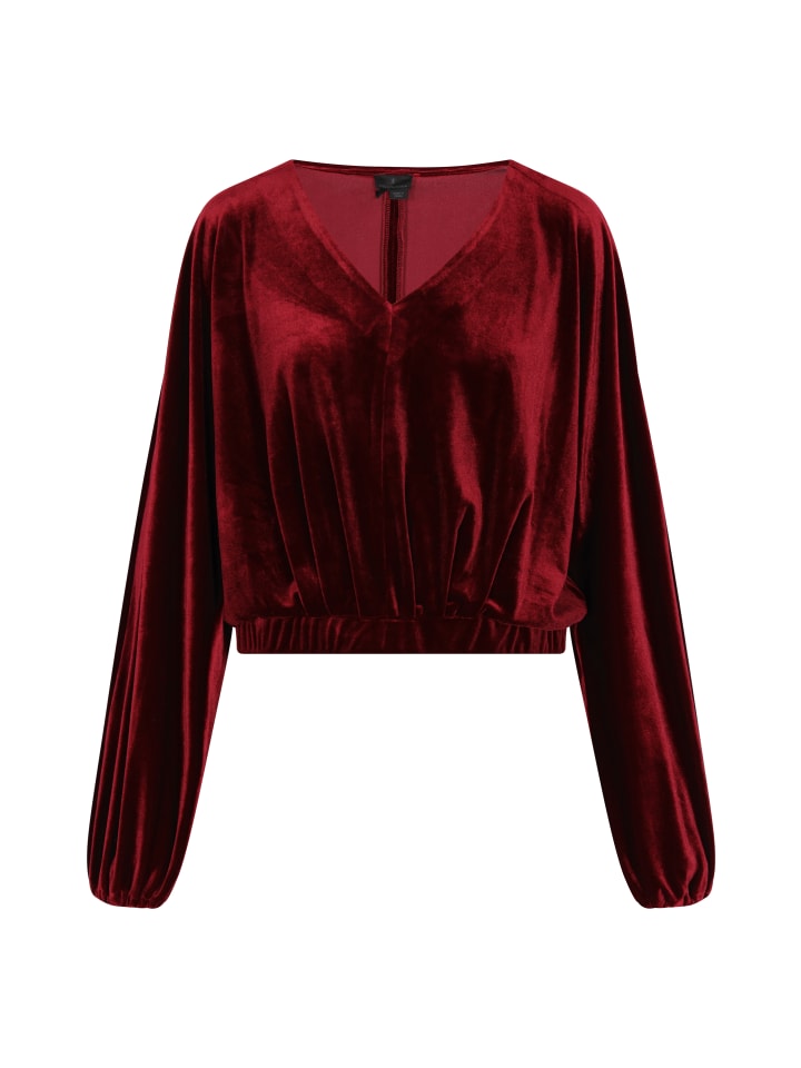 Damen Bluse in Dunkelrot