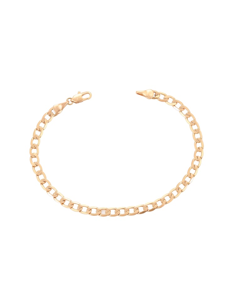 Women Curb Chain Link Bracelet in Rose Gold