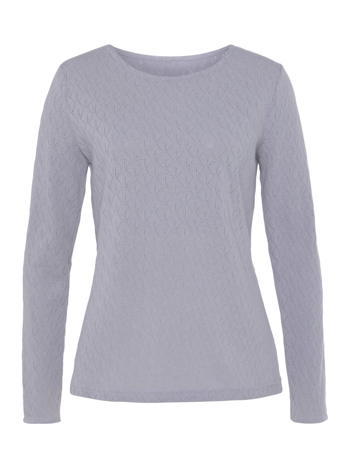 Langarmshirt in hellblau