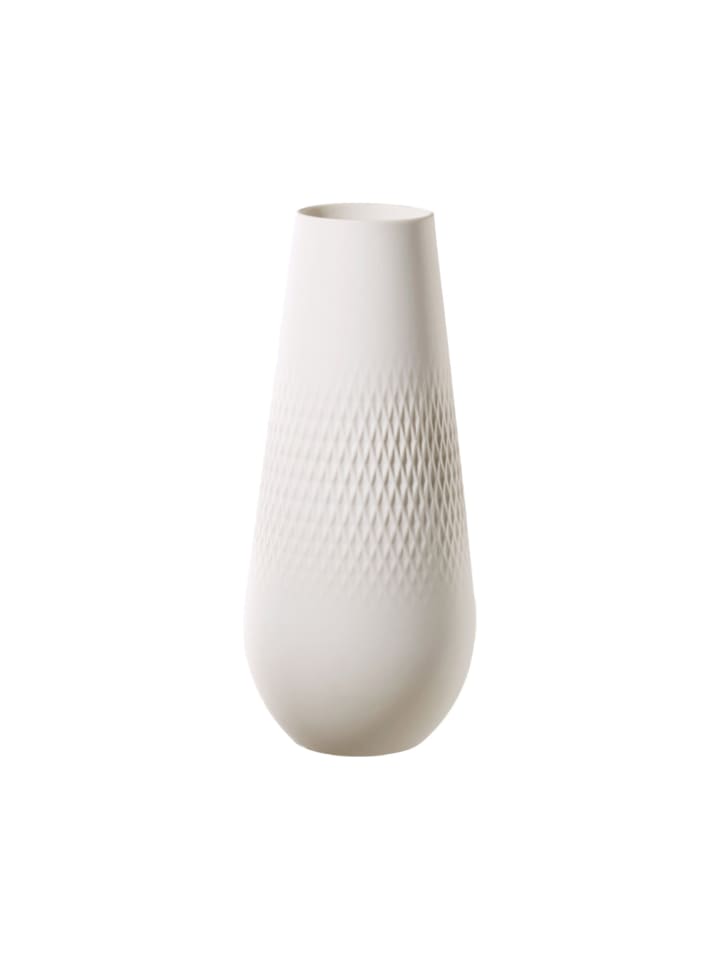 Vase Manufacture Collier in Blanc 26 cm