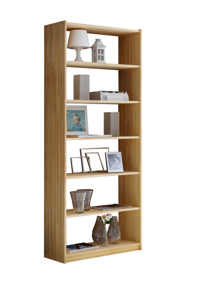 Standregal Bücherregal H214 cm in Natur