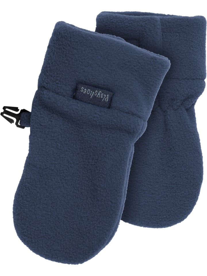 Fleece-Baby-Fäustlinge  in Marine