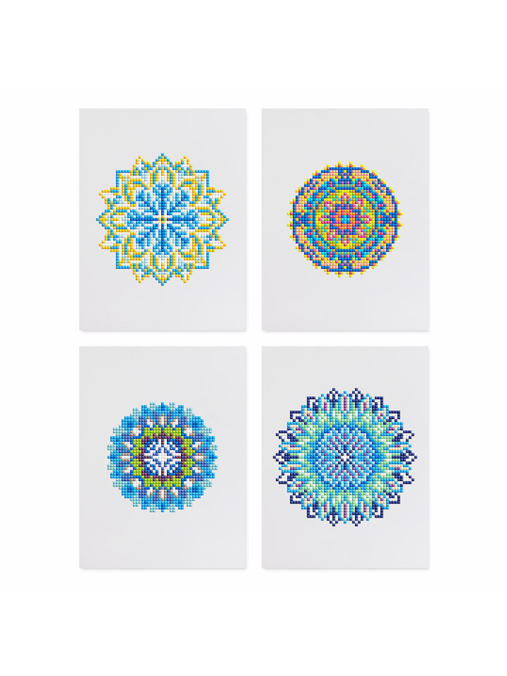 Mini Diamond Painting Minis 4er Set-"Mandala der Stille"