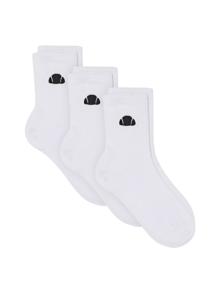 Socken 3er Pack in Weiß