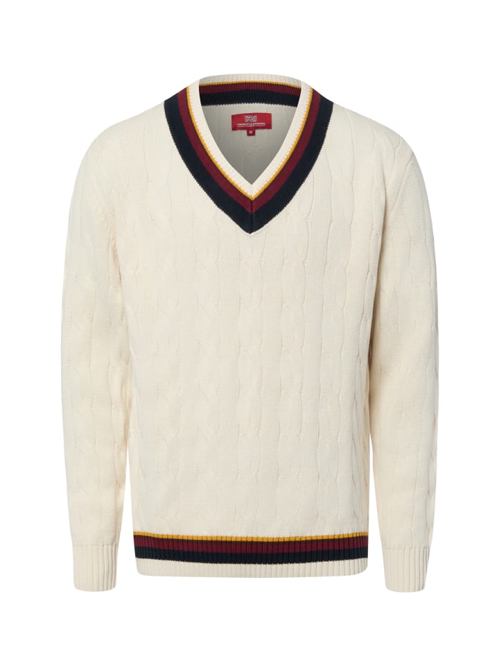 Strickpullover in ecru - 0001