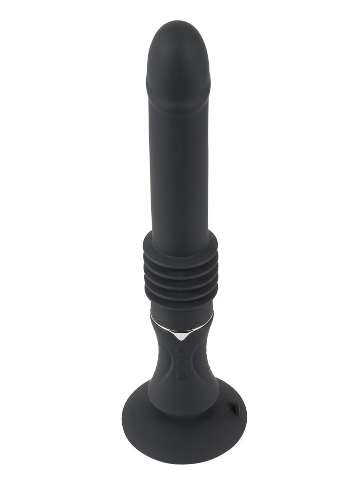 Vibrator mit Stoßfunktion Portable Fucking Machine in schwarz