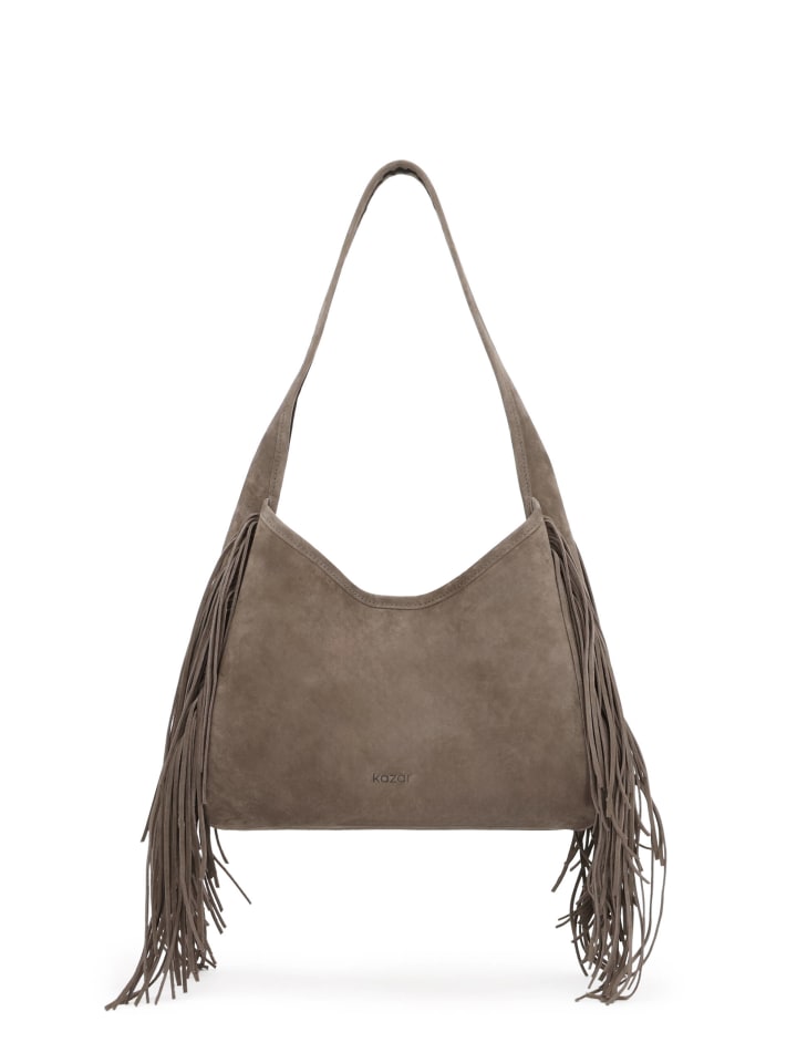 Schultertaschen in Taupe