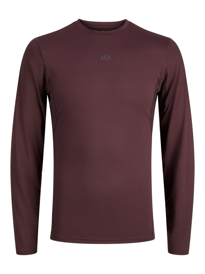 Langarm-T-Shirt in Fudge
