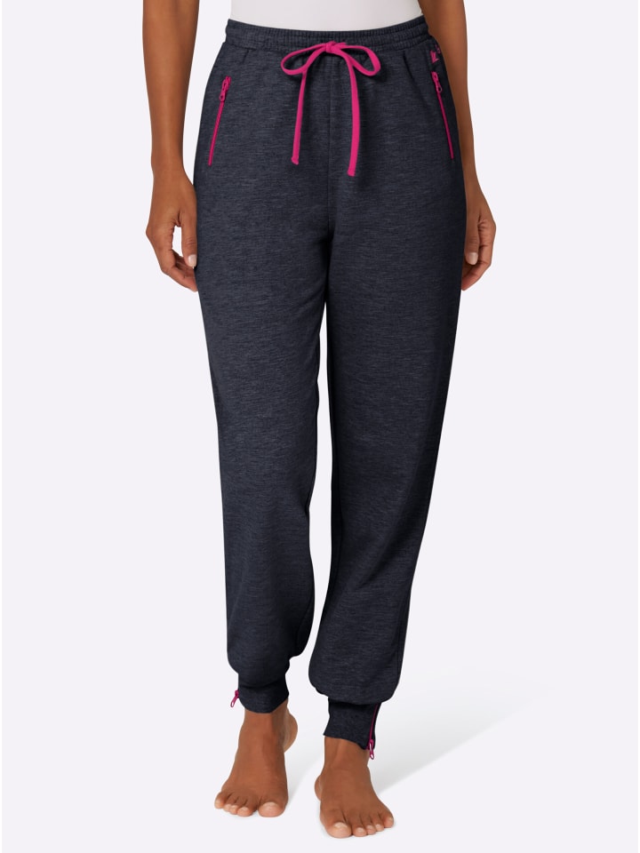 Hose in marine-pink
